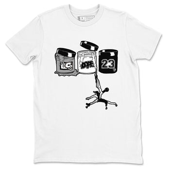 5s White Black shirts to match jordans Jordan Paint sneaker match tees Air Jordan 5 Retro White Black match shoes to clothes SNRT Sneaker Tees unisex cotton White 2 shirts