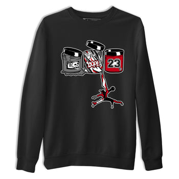 Sneaker match tees – Sneaker Tees To Match Air Jordan 8 Bunny Shoes Air Jordan 8 Bunny White and True Red – Jordan Paint Tee Black 2