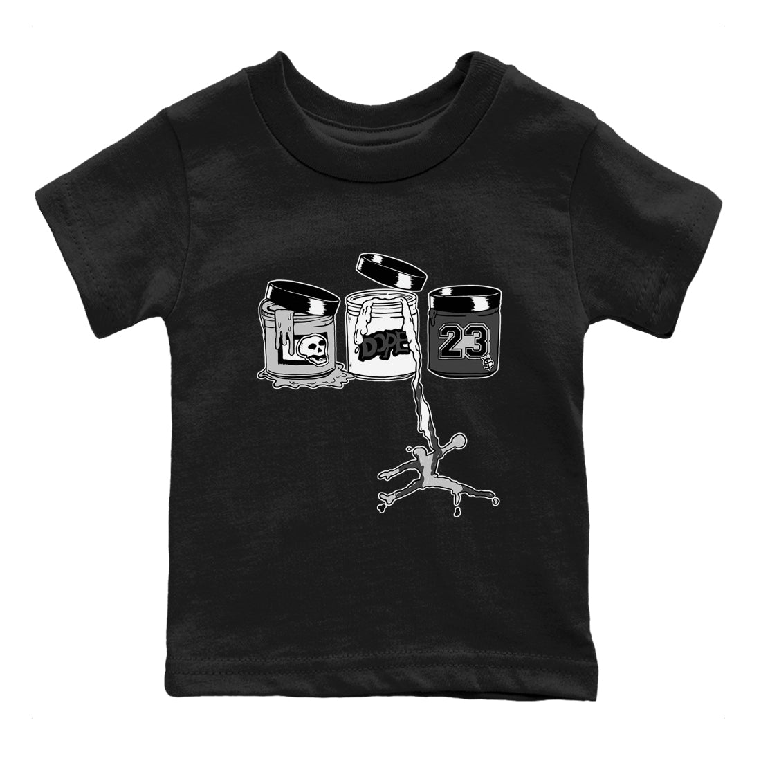 9s Cool Grey shirts to match jordans Jordan Paint sneaker match tees Air Jordan 9 Retro Cool Grey match shoes to clothes SNRT Sneaker Tees Youth Baby Black 2 tee