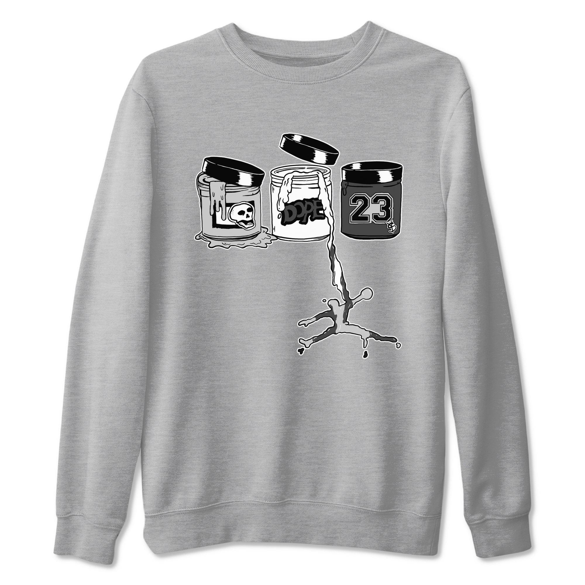9s Cool Grey shirts to match jordans Jordan Paint sneaker match tees Air Jordan 9 Retro Cool Grey match shoes to clothes SNRT Sneaker Tees unisex cotton Heather Grey 2 shirts