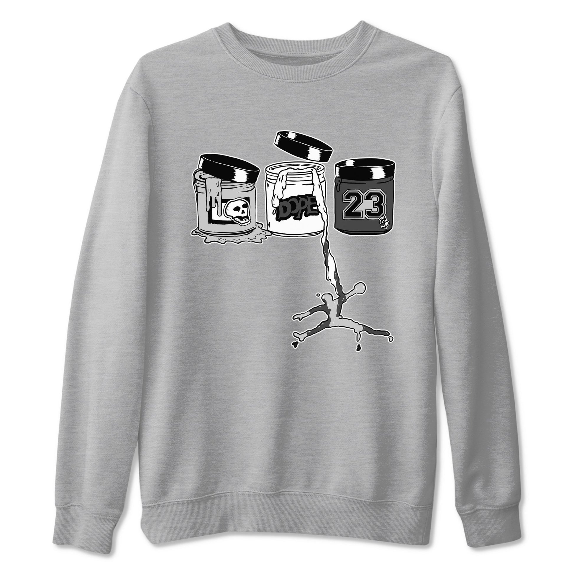 9s Cool Grey shirts to match jordans Jordan Paint sneaker match tees Air Jordan 9 Retro Cool Grey match shoes to clothes SNRT Sneaker Tees unisex cotton Heather Grey 2 shirts