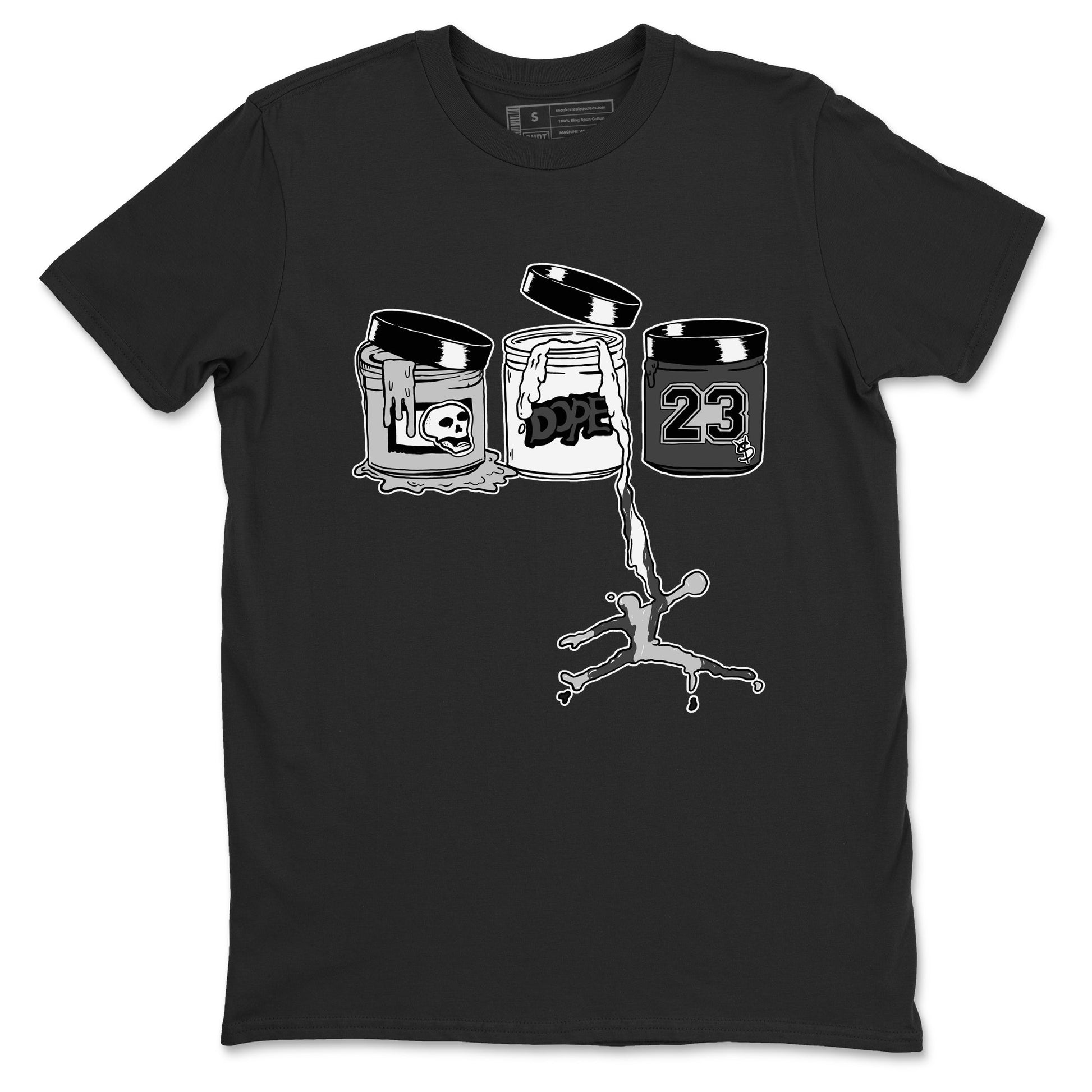 9s Cool Grey shirts to match jordans Jordan Paint sneaker match tees Air Jordan 9 Retro Cool Grey match shoes to clothes SNRT Sneaker Tees unisex cotton Black 2 shirts