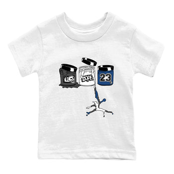 Sneaker match tees – Sneaker Tees To Match Air Jordan 9 Flint Grey Shoes – Jordan Paint Kids T-Shirt White 2