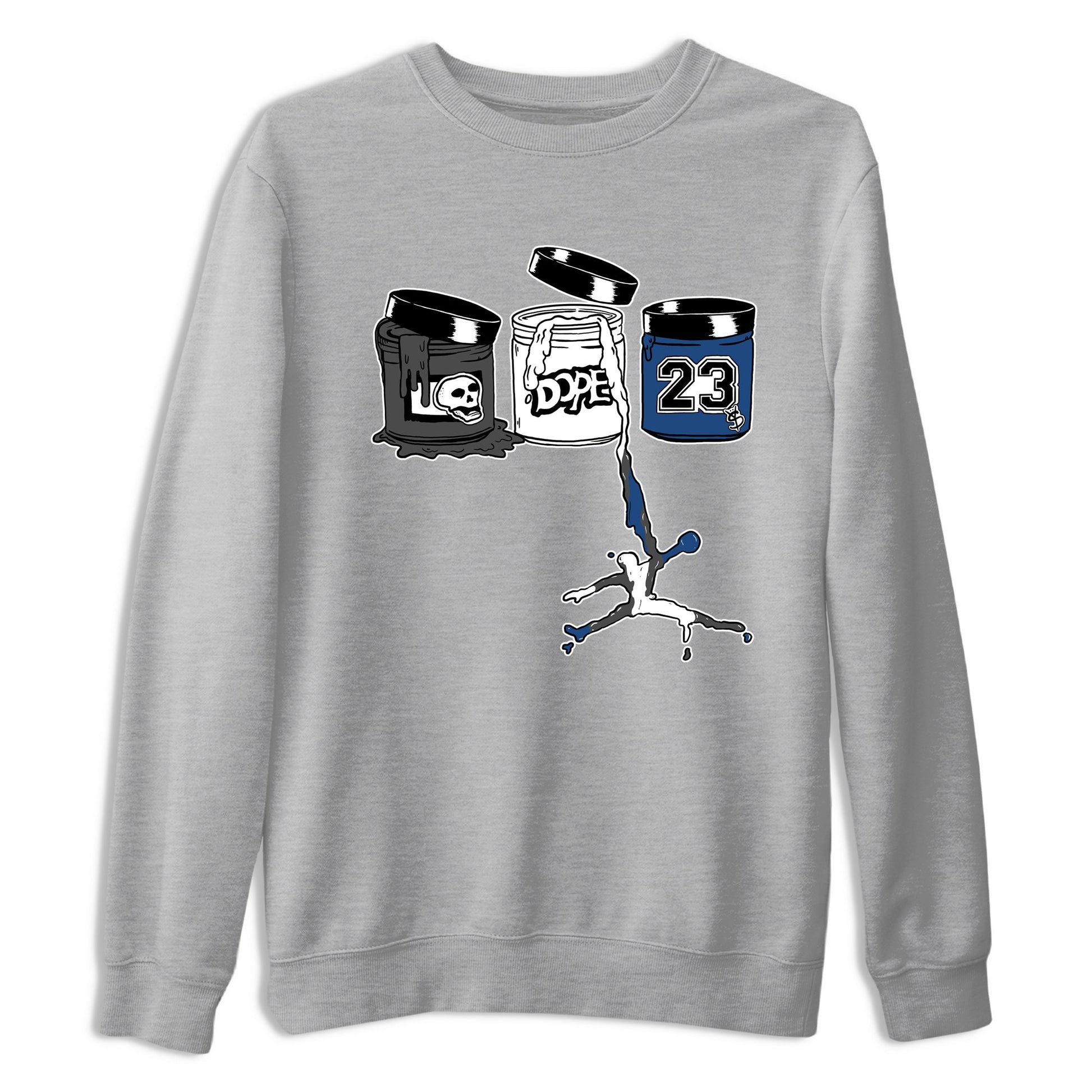 Sneaker match tees – Sneaker Tees To Match Air Jordan 9 Flint Grey Shoes – Jordan Paint Tee Heather Grey 2