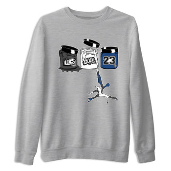 Sneaker match tees – Sneaker Tees To Match Air Jordan 9 Flint Grey Shoes – Jordan Paint Tee Heather Grey 2