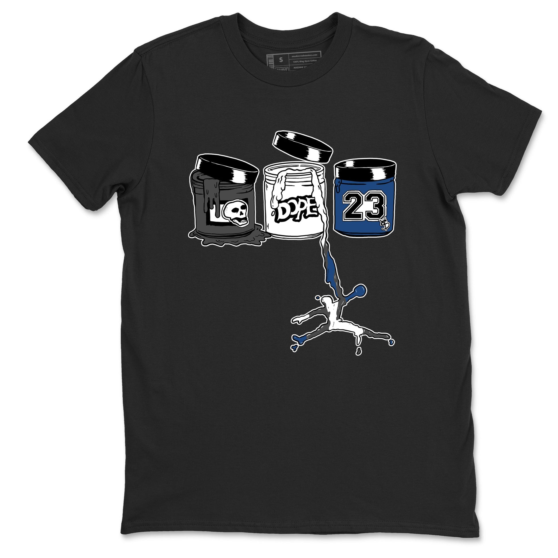Sneaker match tees – Sneaker Tees To Match Air Jordan 9 Flint Grey Shoes – Jordan Paint Tee Black 2