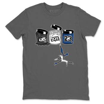 Sneaker match tees – Sneaker Tees To Match Air Jordan 9 Flint Grey Shoes – Jordan Paint Tee Cool Grey 2
