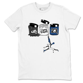 Sneaker match tees – Sneaker Tees To Match Air Jordan 9 Flint Grey Shoes – Jordan Paint Tee White 2