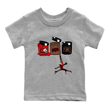 9s Olive shirts to match jordans Jordan Paint sneaker match tees Air Jordan 9 Olive match shoes to clothes SNRT Sneaker Tees Youth Baby Heather Grey 2 tee