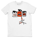 Air Max 1 OG '86 'Summit White and Cosmic Clay shirts to match jordans Jordan Paint sneaker match tees Air Max 1 Cosmic Clay match shoes to clothes SNRT Sneaker Tees unisex cotton White 2 shirts