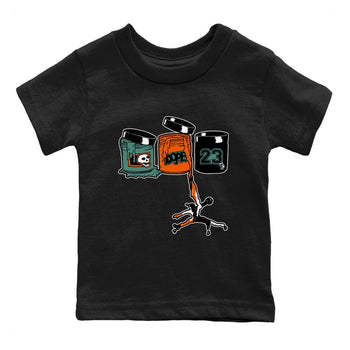 Dunk Low Ceramic shirts to match jordans Jordan Paint sneaker match tees Dunk Ceramic match shoes to clothes SNRT Sneaker Tees Youth Baby Black 2 tee