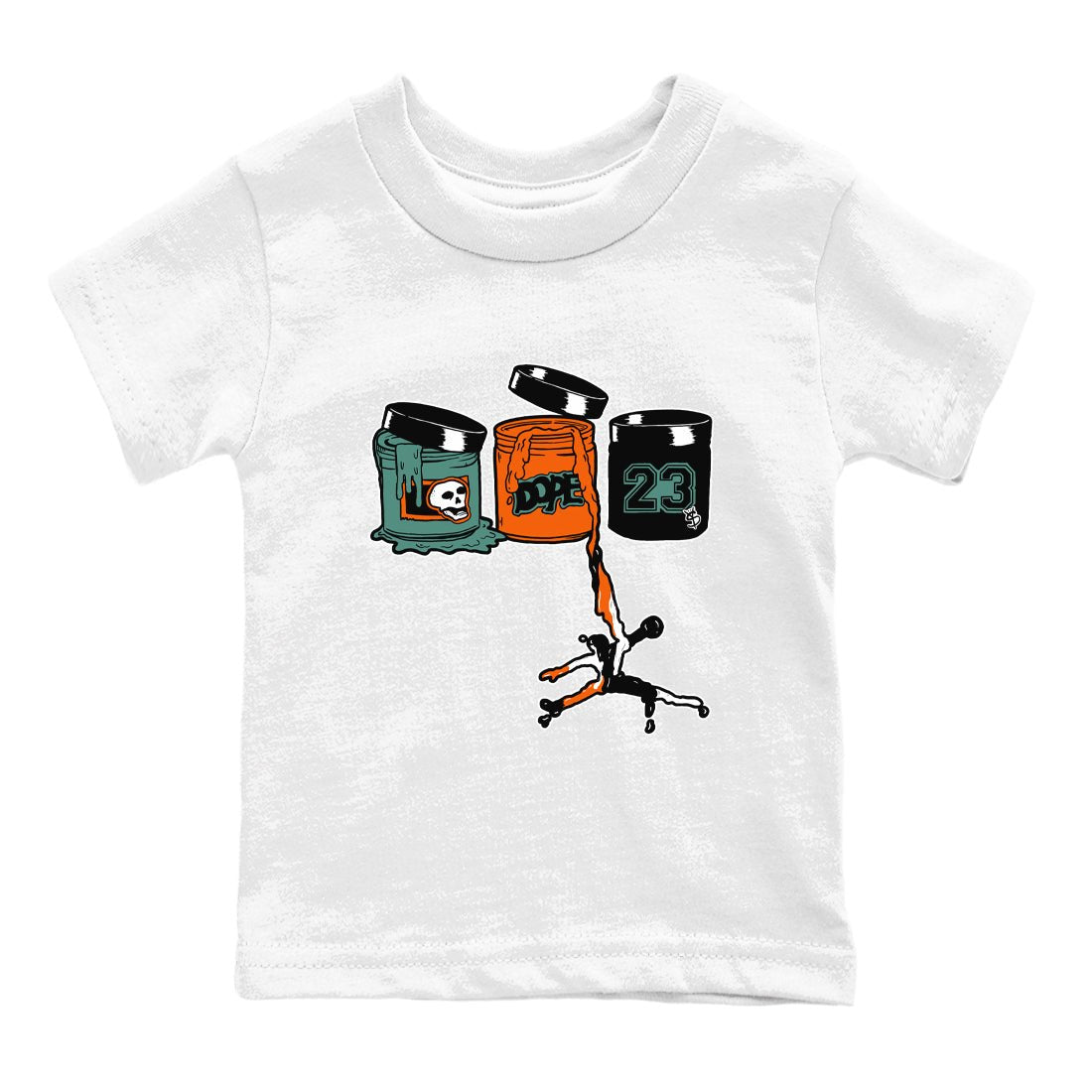 Dunk Low Ceramic shirts to match jordans Jordan Paint sneaker match tees Dunk Ceramic match shoes to clothes SNRT Sneaker Tees Youth Baby White 2 tee
