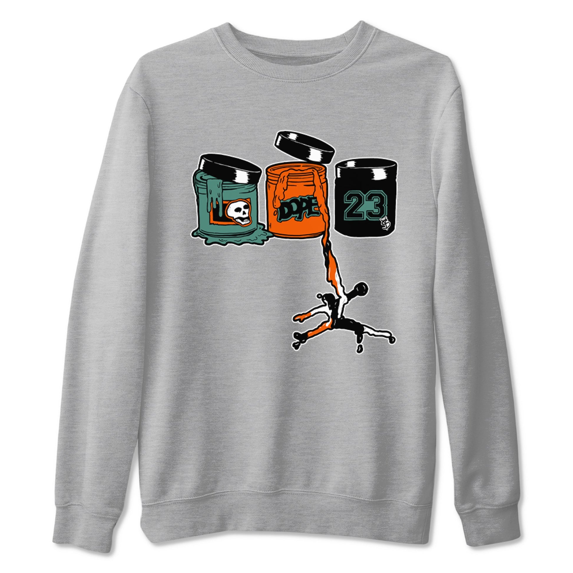 Dunk Low Ceramic shirts to match jordans Jordan Paint sneaker match tees Dunk Ceramic match shoes to clothes SNRT Sneaker Tees unisex cotton Heather Grey 2 shirts
