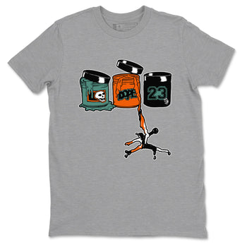 Dunk Low Ceramic shirts to match jordans Jordan Paint sneaker match tees Dunk Ceramic match shoes to clothes SNRT Sneaker Tees unisex cotton Heather Grey 2 shirts