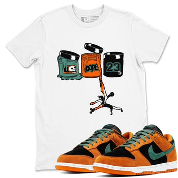 Dunk Low Ceramic shirts to match jordans Jordan Paint sneaker match tees Dunk Ceramic match shoes to clothes SNRT Sneaker Tees unisex cotton White 1 shirts