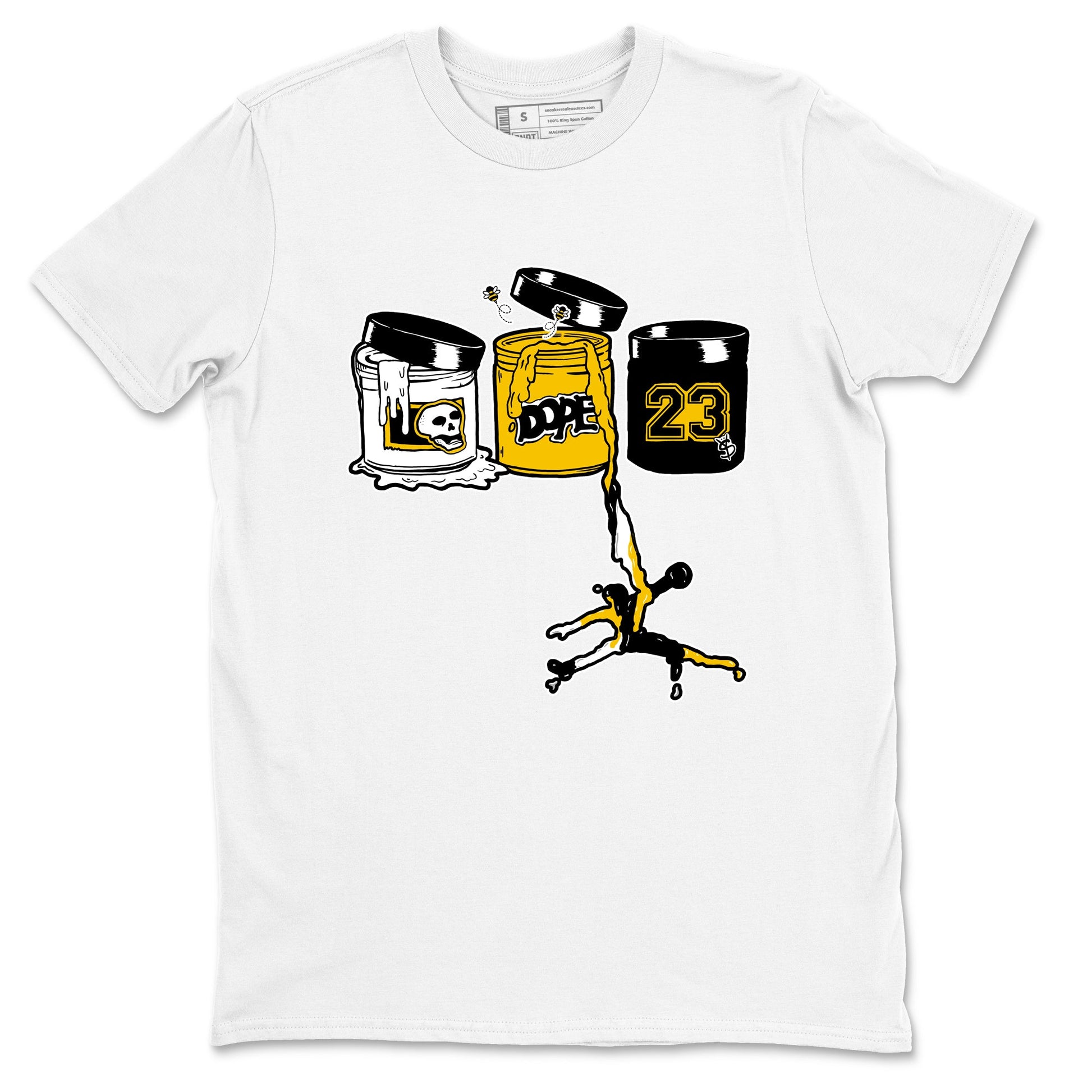 Dunk High Pollen Shirts To Match Jordans Jordan Paint sneaker match tees Dunk High Iowa Tee SNRT Sneaker Release Tees unisex cotton White 2 crew neck shirts