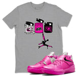 Nike KD 4 Retro Aunt Pearl shirts to match jordans Jordan Paint sneaker match tees Nike KD 4 Aunt Pearl match shoes to clothes SNRT Sneaker Tees unisex cotton Heather Grey 1 shirts