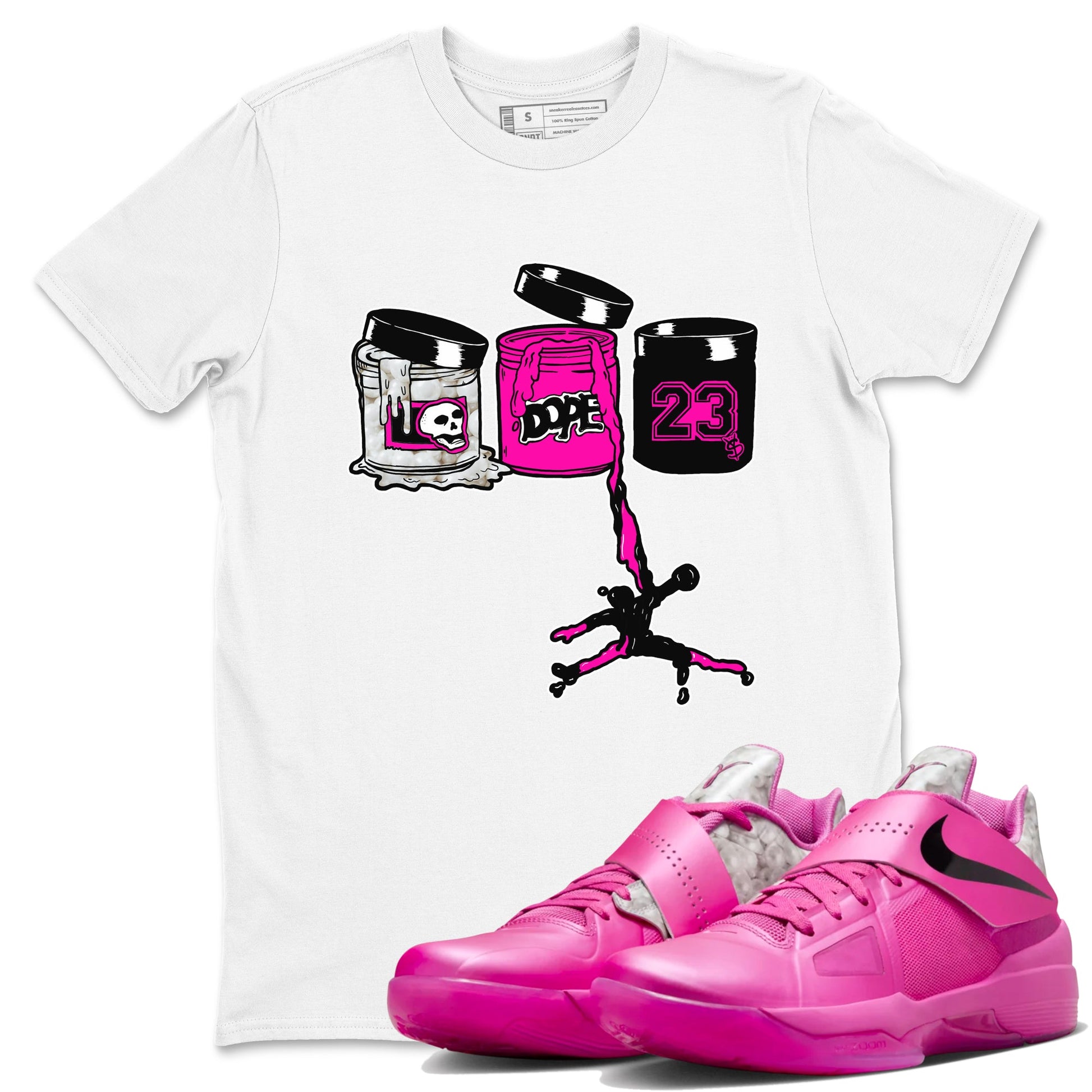 Nike KD 4 Retro Aunt Pearl shirts to match jordans Jordan Paint sneaker match tees Nike KD 4 Aunt Pearl match shoes to clothes SNRT Sneaker Tees unisex cotton White 1 shirts