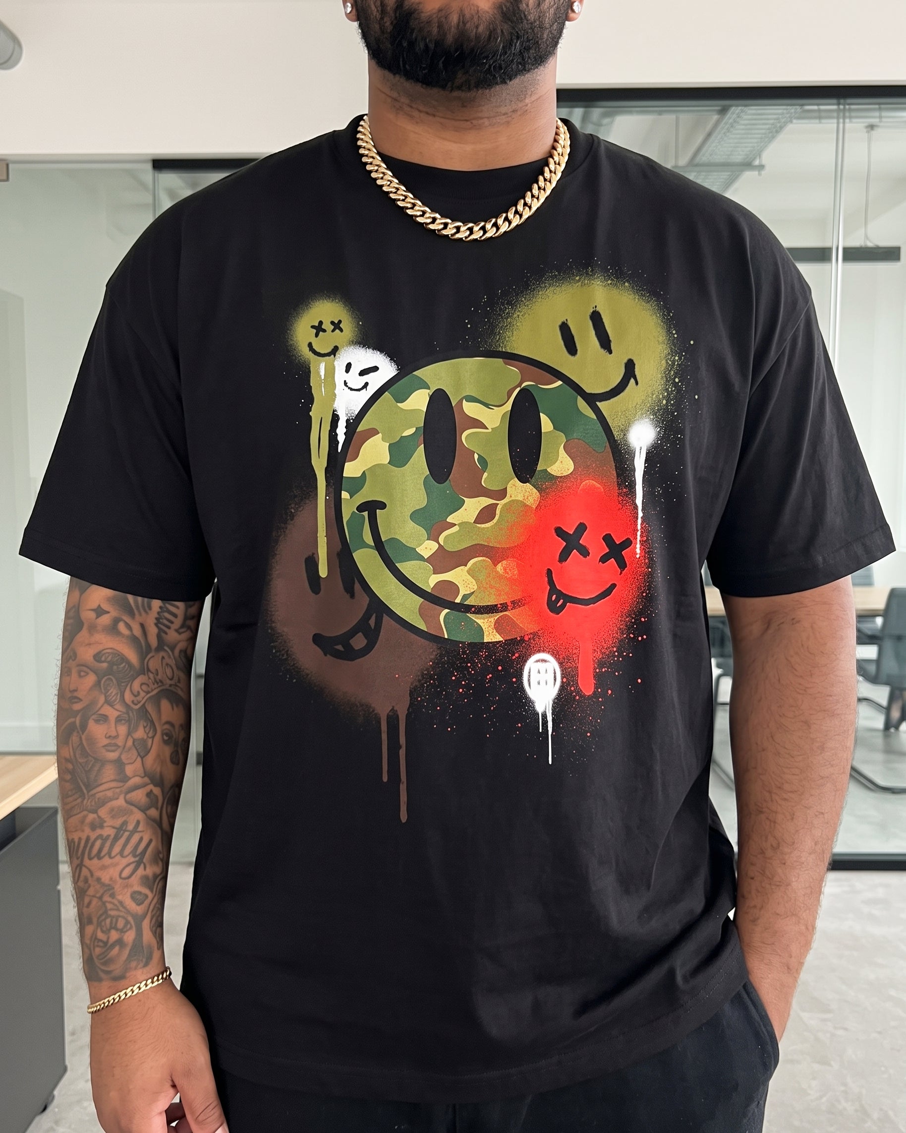 Smile Painting SNRT Sneaker Tees - Air Max 90 Reverse Duck Camo