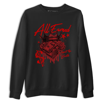 Sneaker match tees – Sneaker Tees To Match Air Foamposite Cough Drop Shoes – All Earned Tee Black 2