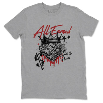 Sneaker match tees – Sneaker Tees To Match Air Foamposite Cough Drop Shoes – All Earned Tee Heather Grey 2