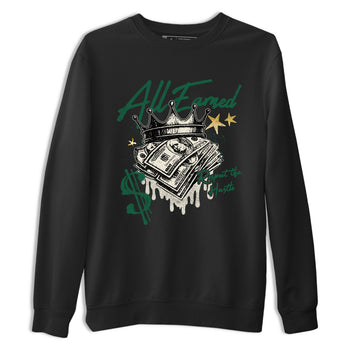 Sneaker Threads – Sneaker Tees To Match Air Jordan 1 Pro Green – All Earned Graphic Tee Black 2. Perfect for Jordan releases 2025 colorways.