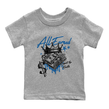 Sneaker match tees  Sneaker Tees To Match Air Jordan 1 Travis Scott Fragment Shoes  All Earned Kids T-Shirt Heather Grey 2