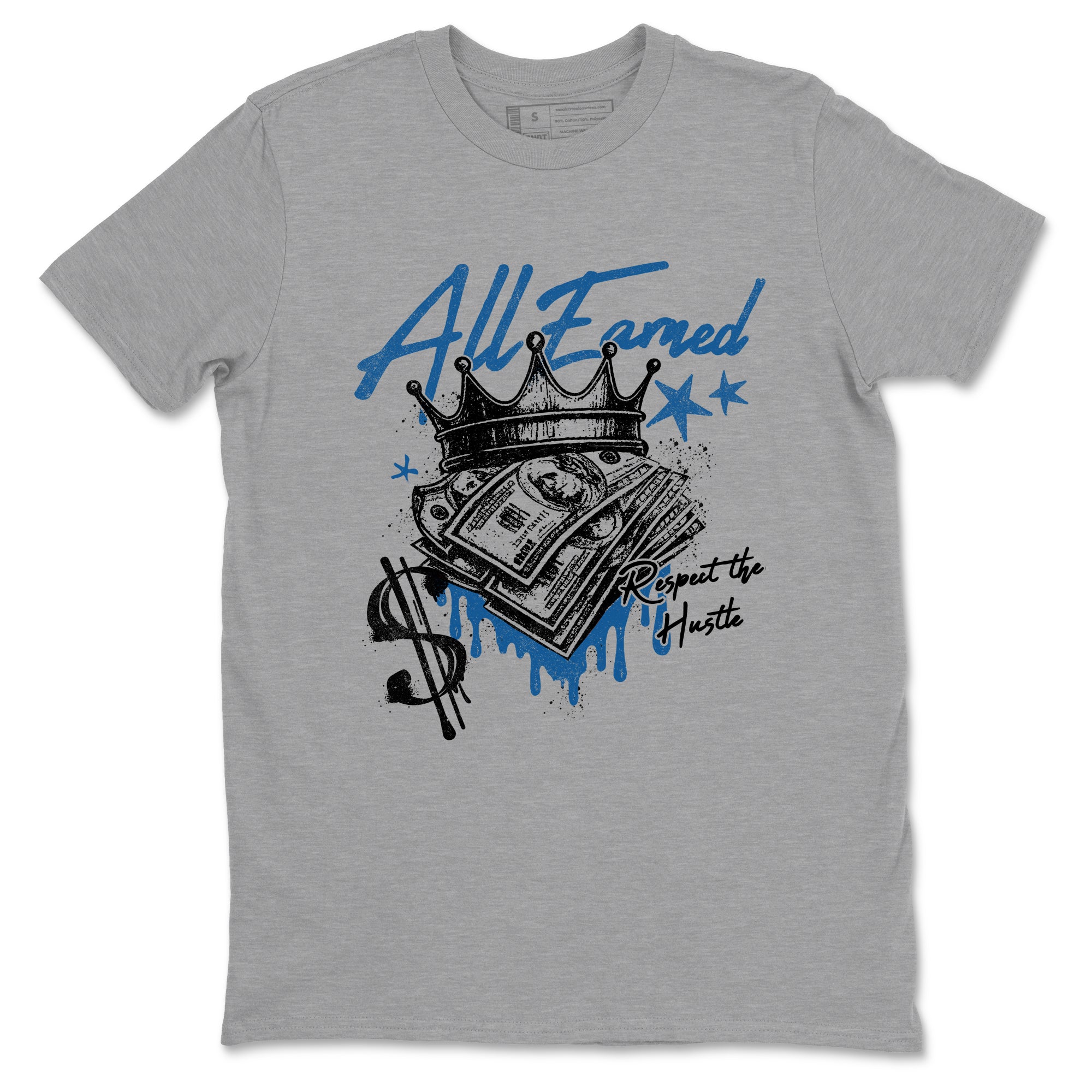 Sneaker match tees  Sneaker Tees To Match Air Jordan 1 Travis Scott Fragment Shoes  All Earned Tee Heather Grey 2