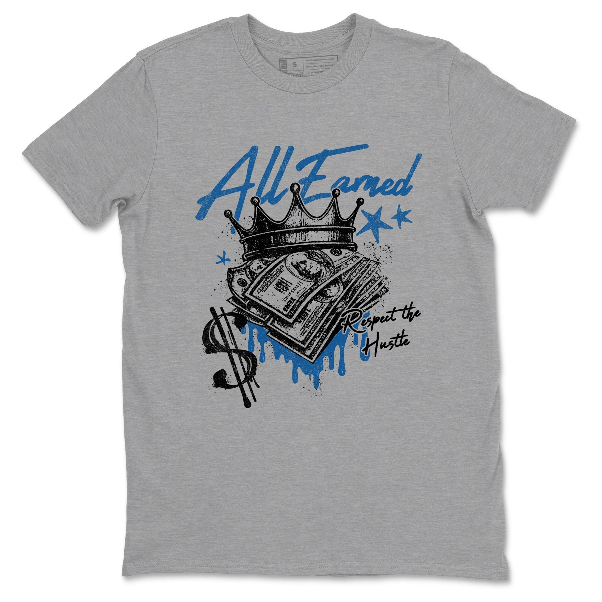 Sneaker match tees  Sneaker Tees To Match Air Jordan 1 Travis Scott Fragment Shoes  All Earned Tee Heather Grey 2