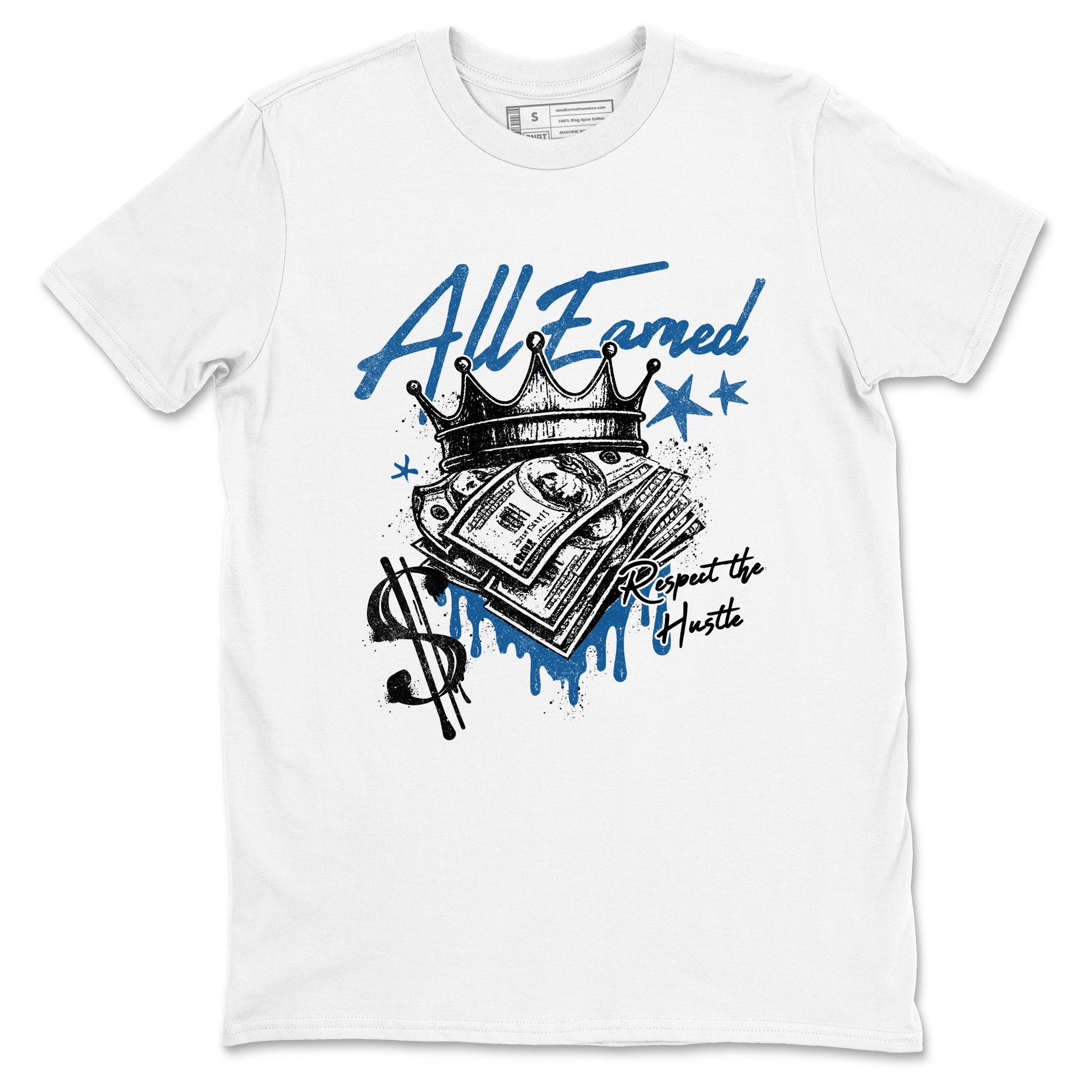 Sneaker match tees  Sneaker Tees To Match Air Jordan 1 Travis Scott Fragment Shoes  All Earned Tee White 2