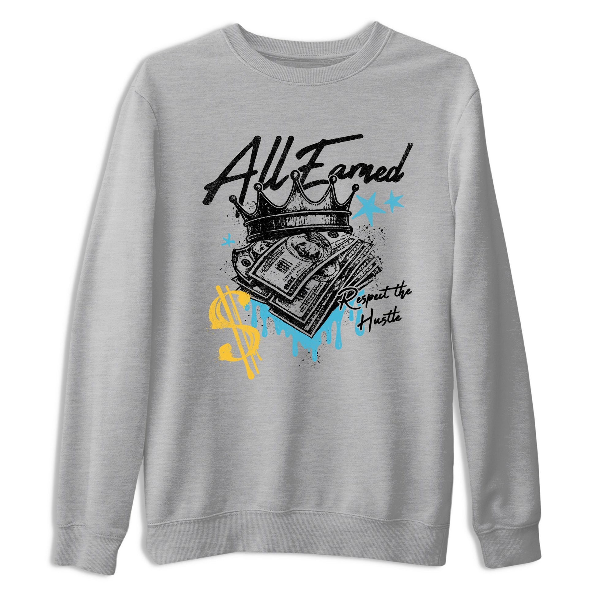 Sneaker match tees – Sneaker Tees To Match Air Jordan 11 Gamma Shoes – All Earned Tee Heather Grey 2
