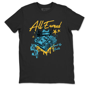 Sneaker match tees – Sneaker Tees To Match Air Jordan 11 Gamma Shoes – All Earned Tee Black 2