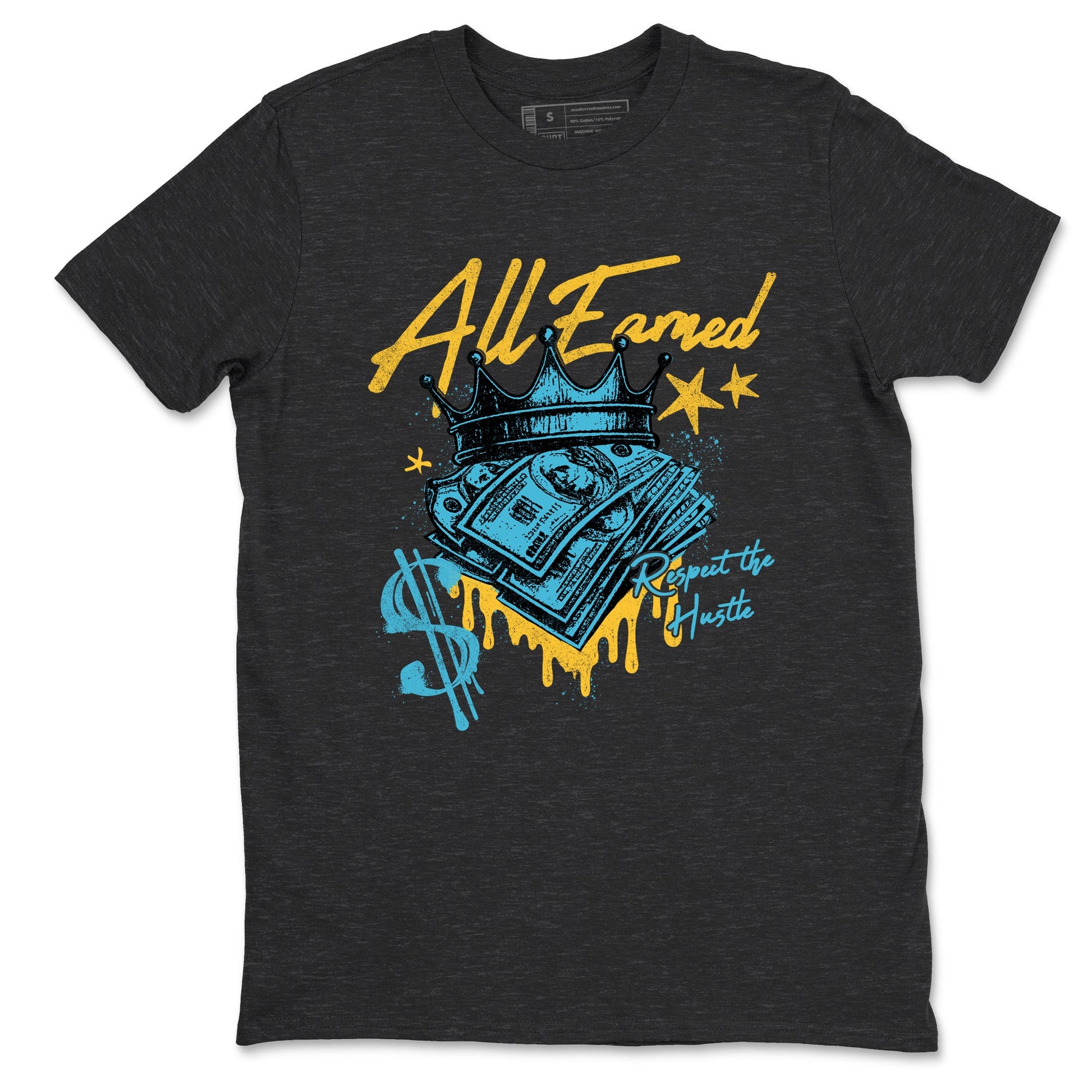 Sneaker match tees – Sneaker Tees To Match Air Jordan 11 Gamma Shoes – All Earned Tee Charcoal Heather 2