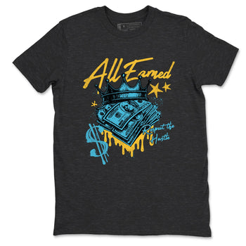 Sneaker match tees – Sneaker Tees To Match Air Jordan 11 Gamma Shoes – All Earned Tee Charcoal Heather 2