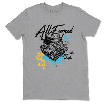 Sneaker match tees – Sneaker Tees To Match Air Jordan 11 Gamma Shoes – All Earned Tee Heather Grey 2
