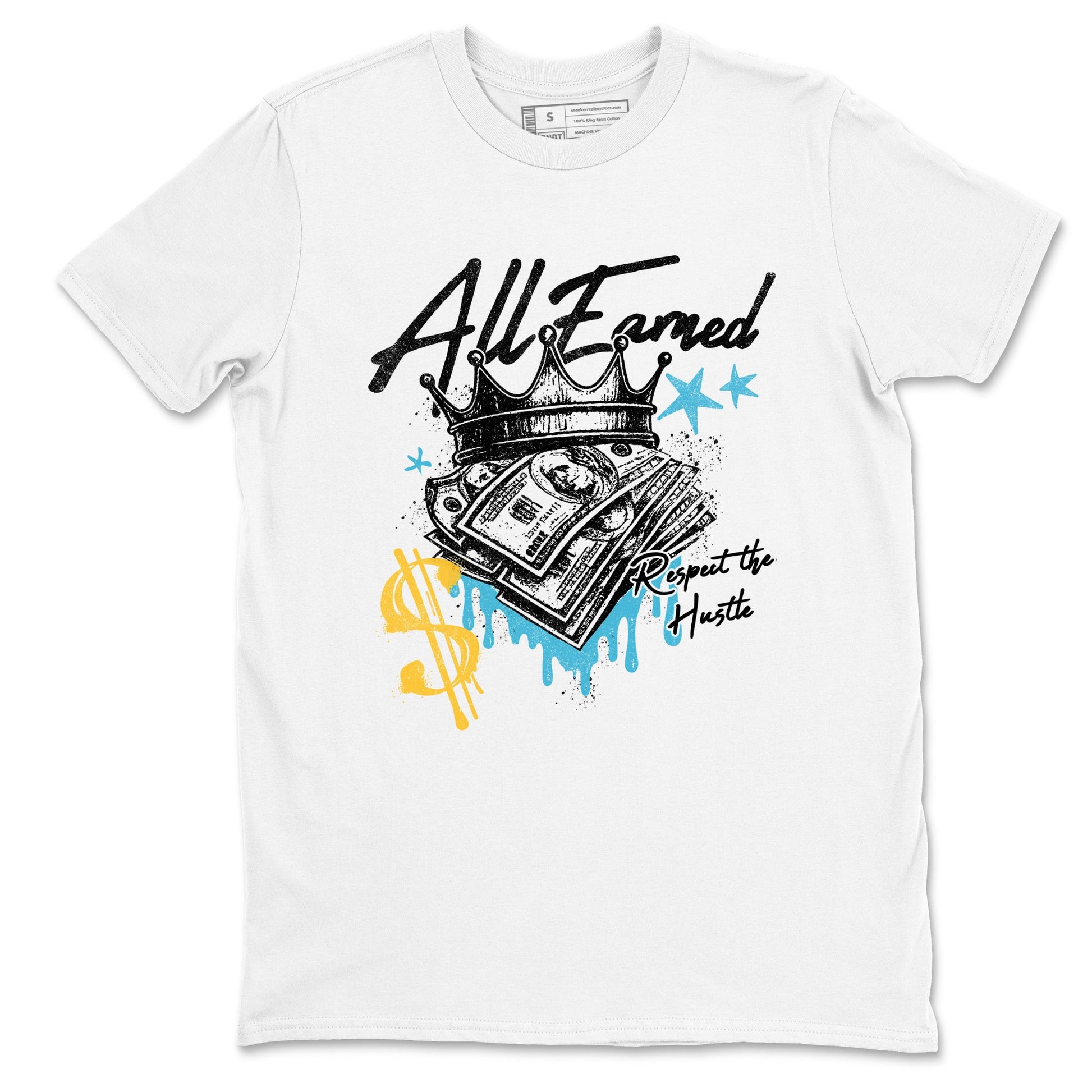 Sneaker match tees – Sneaker Tees To Match Air Jordan 11 Gamma Shoes – All Earned Tee White 2