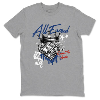 Sneaker match tees – Sneaker Threads To Match Air Jordan 11 Rare Air Shoes – All Earned Tee Heather Grey 2