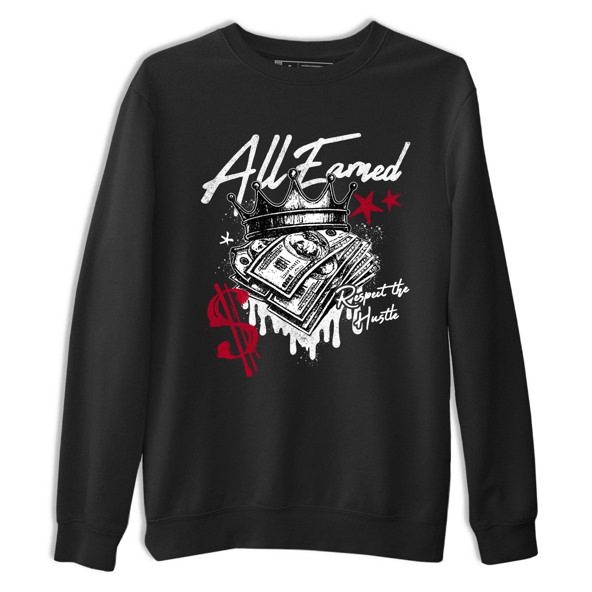 Sneaker match tees – Sneaker Tees To Match Air Jordan 8 Bunny Shoes Air Jordan 8 Bunny White and True Red – All Earned Tee Black 2