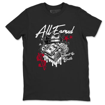 Sneaker match tees – Sneaker Tees To Match Air Jordan 8 Bunny Shoes Air Jordan 8 Bunny White and True Red – All Earned Tee Black 2