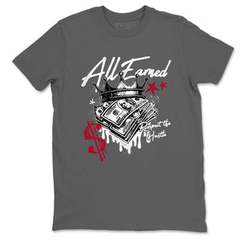 Sneaker match tees – Sneaker Tees To Match Air Jordan 8 Bunny Shoes Air Jordan 8 Bunny White and True Red – All Earned Tee Cool Grey 2