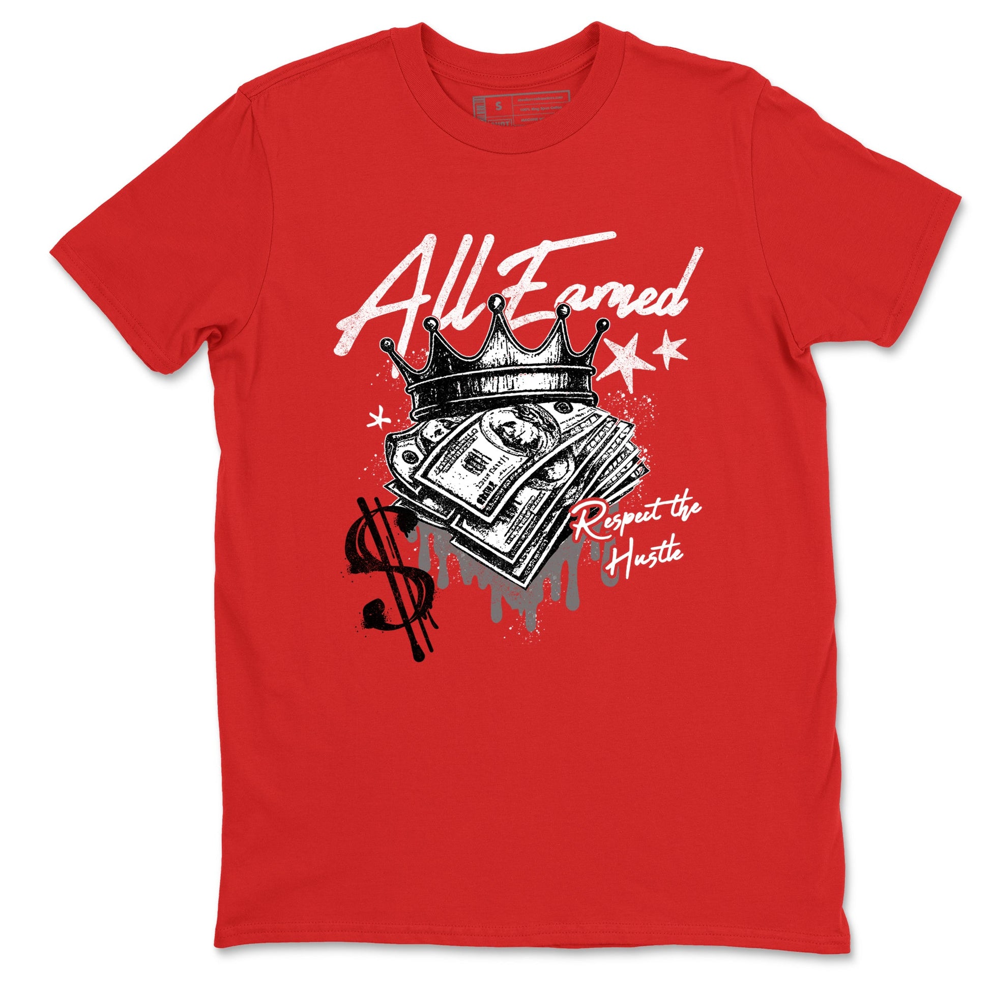 Sneaker match tees – Sneaker Tees To Match Air Jordan 8 Bunny Shoes Air Jordan 8 Bunny White and True Red – All Earned Tee Red 2