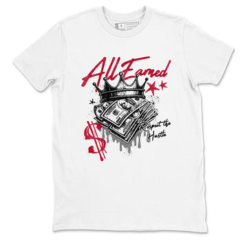 Sneaker match tees – Sneaker Tees To Match Air Jordan 8 Bunny Shoes Air Jordan 8 Bunny White and True Red – All Earned Tee White 2