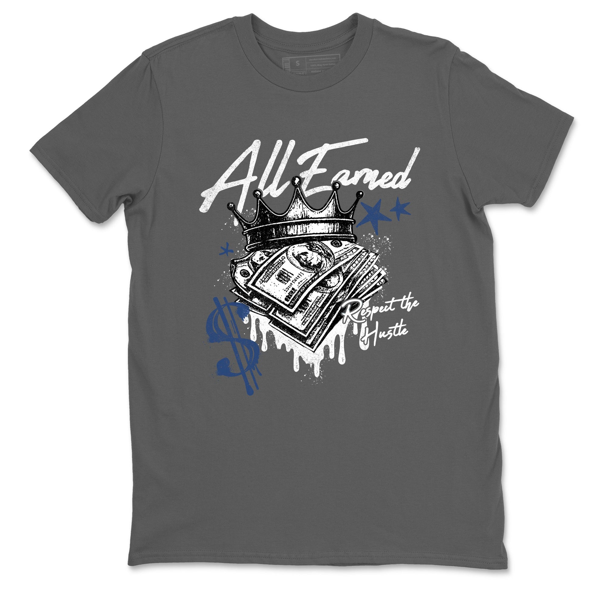 Sneaker match tees – Sneaker Tees To Match Air Jordan 9 Flint Grey Shoes – All Earned Tee Cool Grey 2
