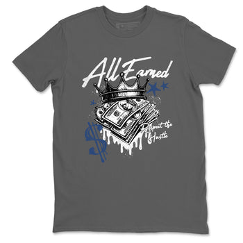 Sneaker match tees – Sneaker Tees To Match Air Jordan 9 Flint Grey Shoes – All Earned Tee Cool Grey 2