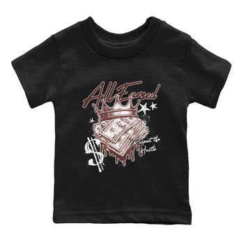 Sneaker match tees – Sneaker Tees To Match Dunk Low Football Shoes – All Earned Kids T-Shirt Black 2