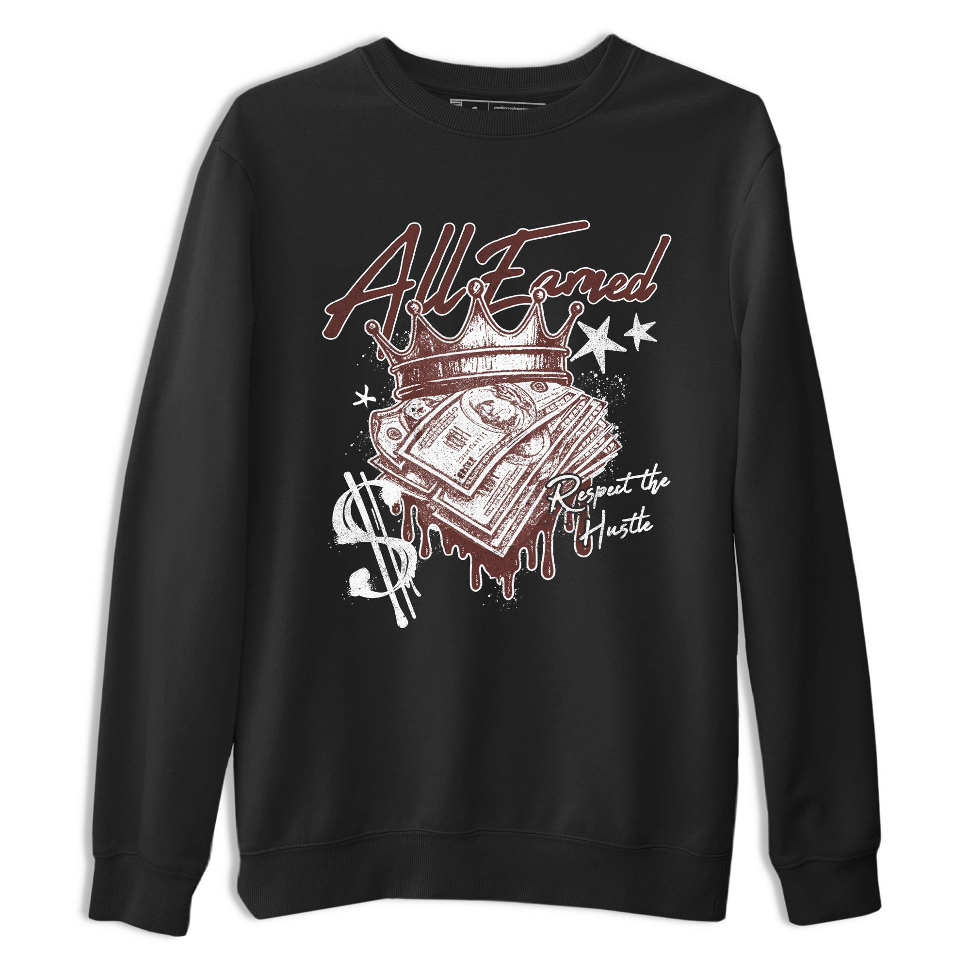 Sneaker match tees – Sneaker Tees To Match Dunk Low Football Shoes – All Earned Tee Black 2