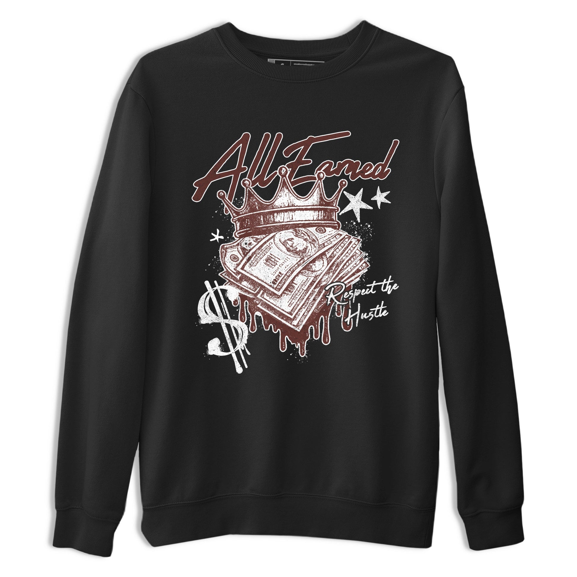 Sneaker match tees – Sneaker Tees To Match Dunk Low Football Shoes – All Earned Tee Black 2
