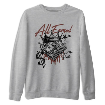 Sneaker match tees – Sneaker Tees To Match Dunk Low Football Shoes – All Earned Tee Heather Grey 2