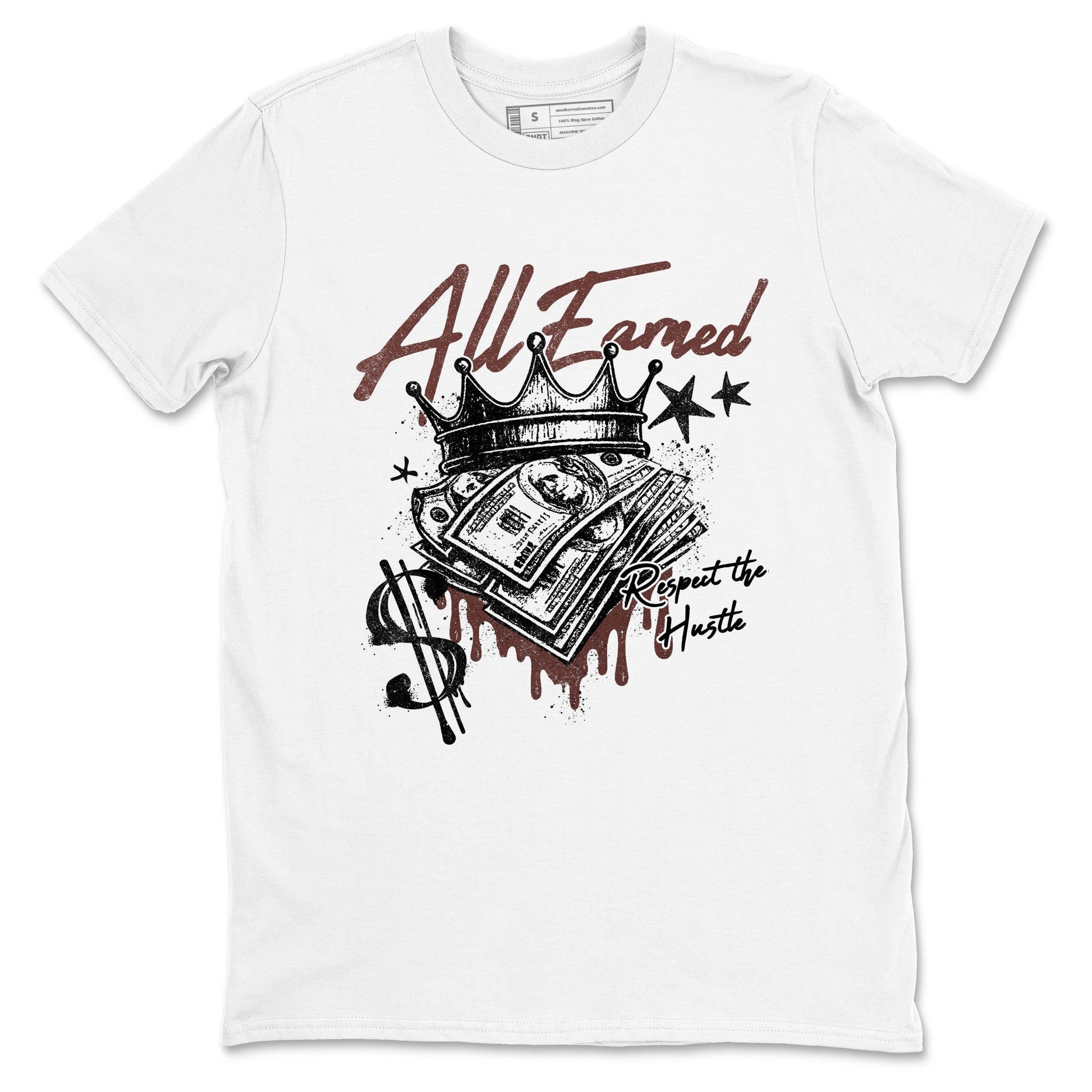 Sneaker match tees – Sneaker Tees To Match Dunk Low Football Shoes – All Earned Tee White 2