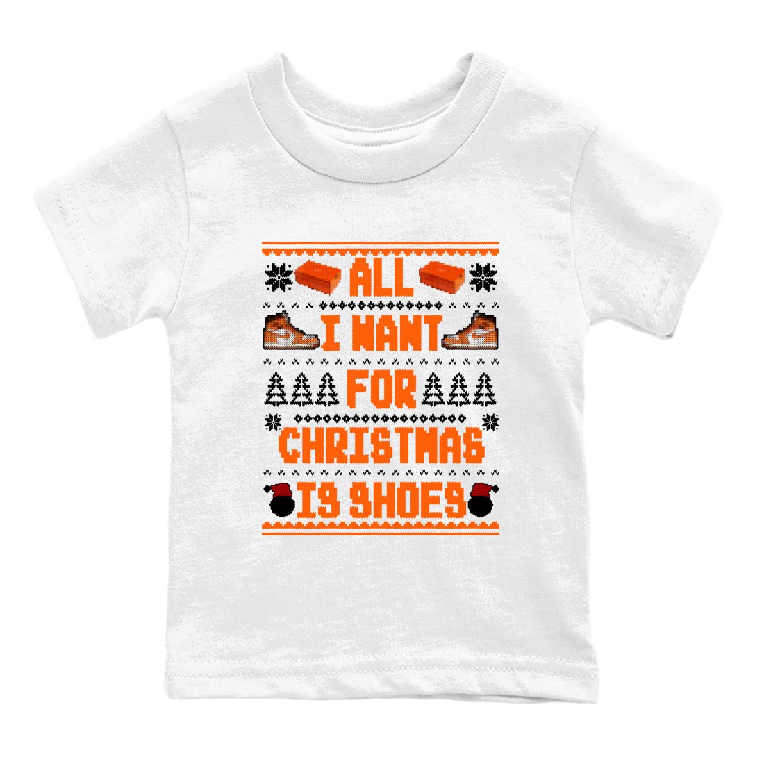Air Jordan 1 Starfish t shirts to match sneakers Special Christmas Shirts All I Want For Christmas Is Shoes sneaker match tees 1s Starfish sneaker match tee SNRT Sneaker Tees Youth Baby White 2 tee